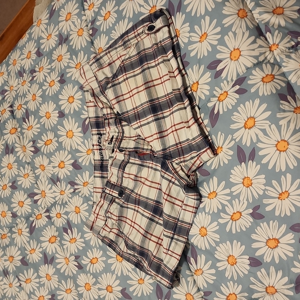 7/8 plaid Maurice shorts